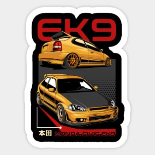 Honda EK9 Classic Sticker